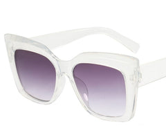 Women's Oversized Cat Eye 'Vamp' Plastic Sunglasses