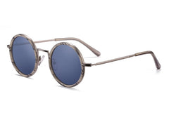 Men's Polarized Round 'Ramzam' Metal Sunglasses