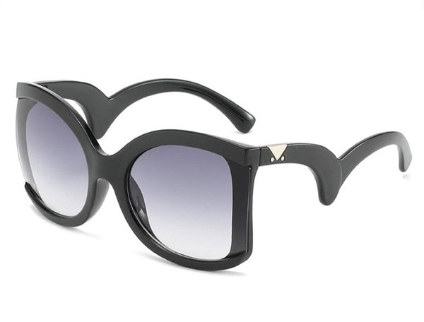 Women's Oversized Square 'Patty' Plastic Sunglasses