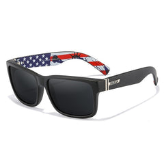 Men's Square 'Clear View' Polarized Sunglasses