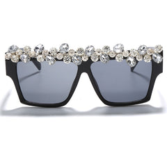 Women's Trendy Square 'Goddess' Diamond Sunglasses