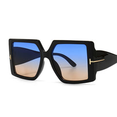 Women's Black 'Dawn' Oversized Sunglasses