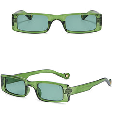 Unisex Rectangular 'Ervin' Plastic Sunglasses