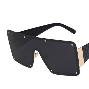 Women's Browline 'Futuristic' Square Sunglasses