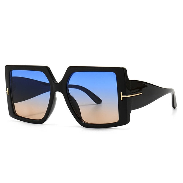 Women's Square 'Summer Gigli' Plastic Sunglasses