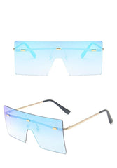 Women's Vintage 'Zone' Square Sunglasses