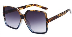 Women's Oversized Square 'Chasm ' Plastic Sunglasses