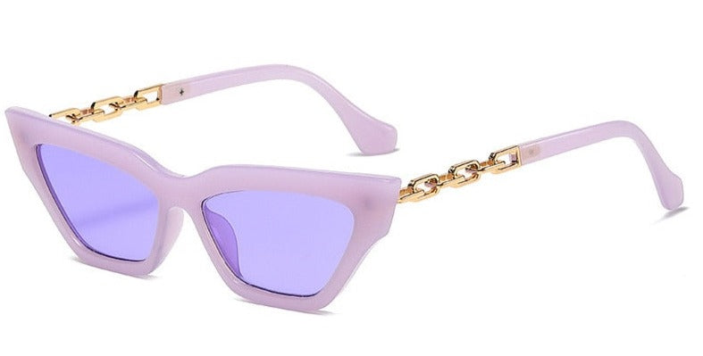 Women's Cat Eye 'Cristal ' Plastic Sunglasses