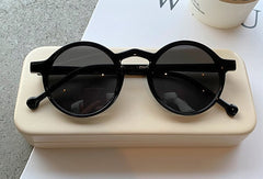 Women's Retro Round  'Jammi Eye Wear' Plastic Sunglasses