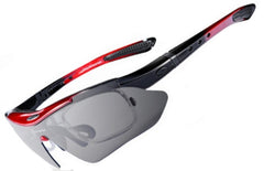 Unisex Cycling Semi Rimless 'Bender' Plastic Sports Sunglasses