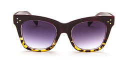 Women's Luxury 'Fine Line' Browline Sunglasses