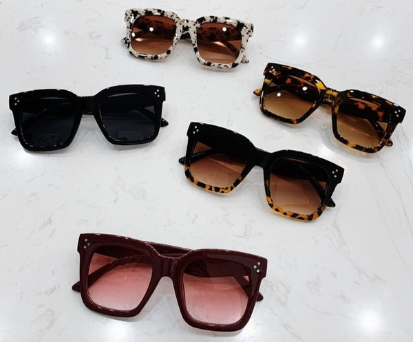 Women's Oversized Square 'Bum ' Retro Sunglasses