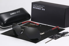 Men's Anti Glare 'Drift' Aluminum Sunglasses