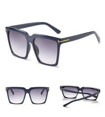 Women's Oversized Square 'Nod' Plastic Sunglasses