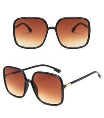 Women's Square 'Holly Spot' Plastic Sunglasses