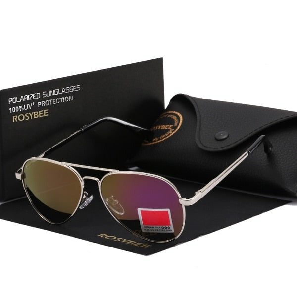 Men's Polarized 'Nitro' Aviator UV400 Sunglasses