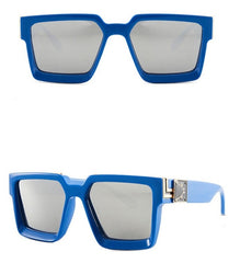 Unisex Square 'The Banned Shades' Plastic Sunglasses