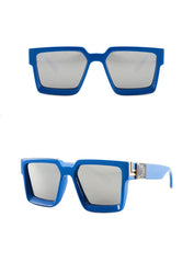 Men's Square 'Snazzy Shades' Plastic Sunglasses