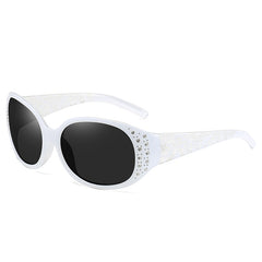 Women's Oval 'Age and Rage' Plastic Sunglasses