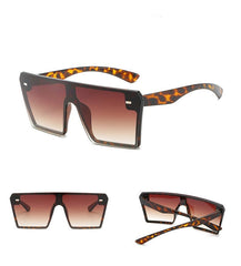 Women's Square 'Elvira' Plastic Sunglasses