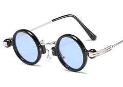 Women's Round 'Lana Smile' Metal Sunglasses