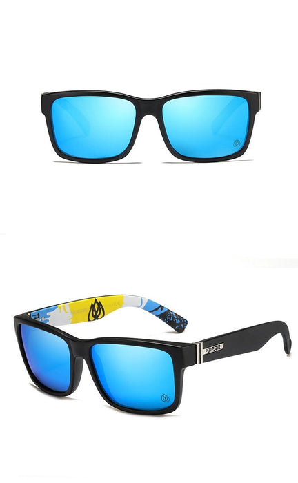 Men's Square 'Clear View' Polarized UV400 Sunglasses