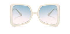 Women's Bow Shape 'Area 51' Square Sunglasses