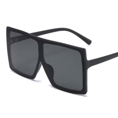 Women's Oversized 'Shield' Browline Sunglasses