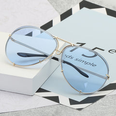 Women's Oversized Pilot 'Tinted world' Sunglasses