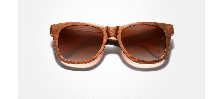 Men's Wood 'Cabin' Polarized Sunglasses