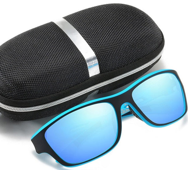 Men's Goggle Polarized 'Rave' Plastic Sports Sunglasses