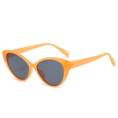 Women's Cat Eye 'Minty Orange' Plastic Sunglasses