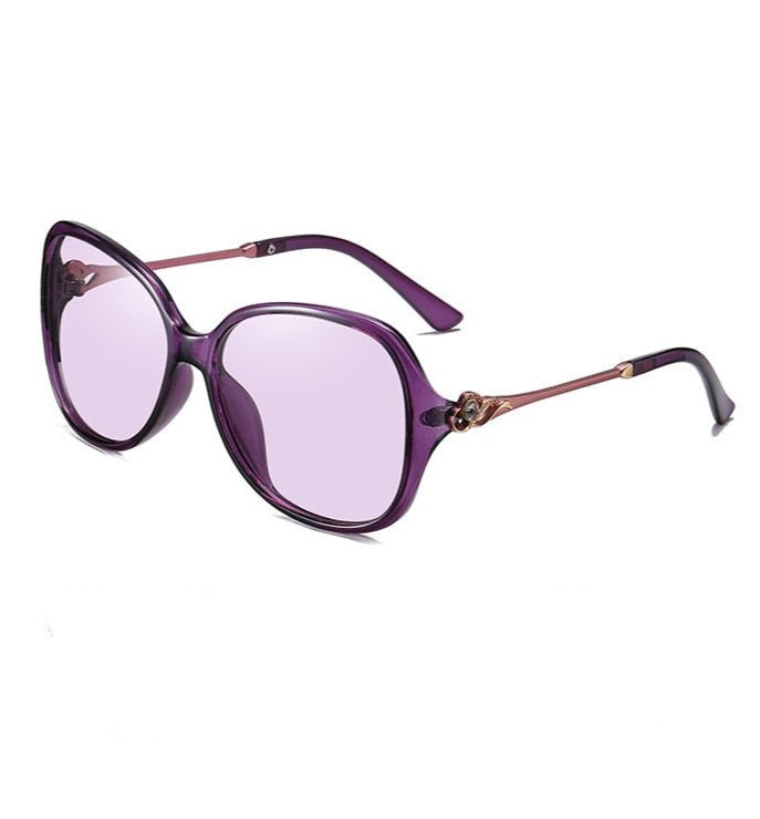 Women's Polarized Oval 'Nalah' Plastic Sunglasses