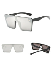 Women's Square 'Elvira' Plastic Sunglasses