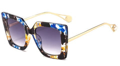 Women's Square 'Tiny Ban' Plastic Sunglasses