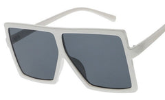 Women's Oversized Square 'Elham ' Plastic Sunglasses