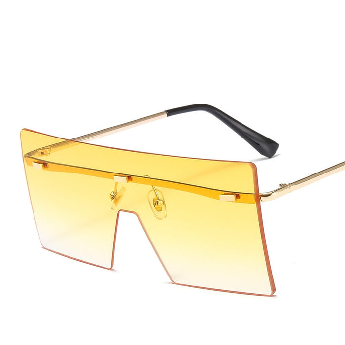 Women's Gradient 'Cyber' Square Sunglasses