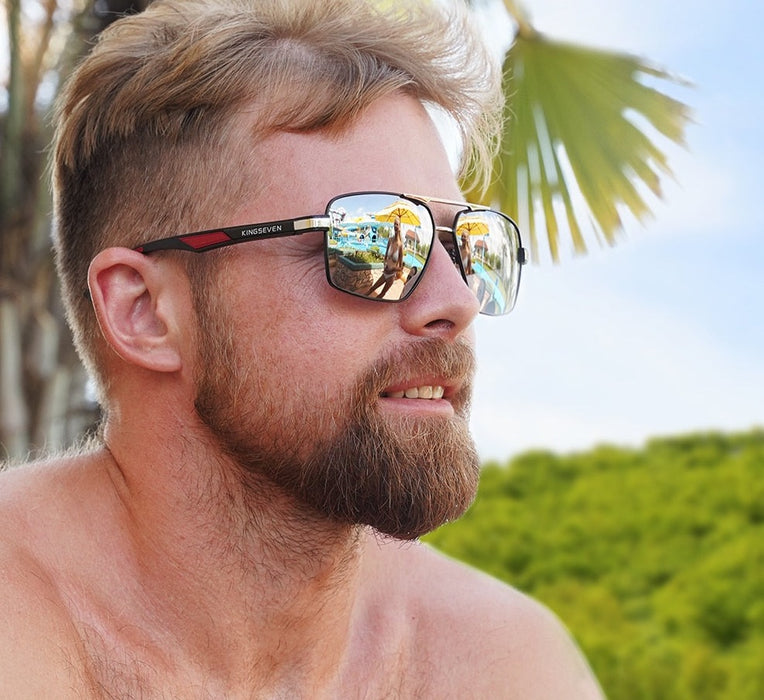 Men's Square 'Sun Out' Polarized Sunglasses