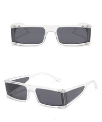 Women's Vintage Punk 'Speculate' Rectangular Sunglasses