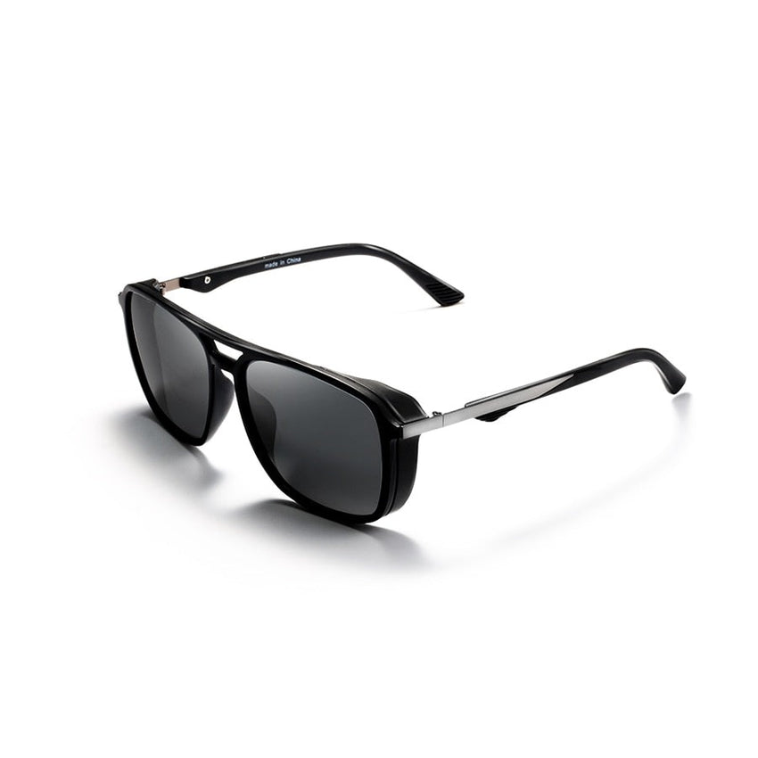 Men's Vintage Square 'Funky' Plastic Sunglasses