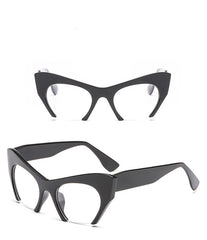 Women's Half Frame Cat Eye 'Appeals' Plastic Sunglasses