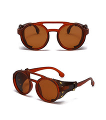 Men's Retro Round 'Cherry' Plastic Sunglasses