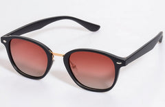 Women's Polarized Oval 'Summer Heat The Bay' Plastic Sunglasses