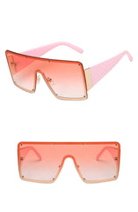 Women's Browline 'Futuristic' Square Sunglasses