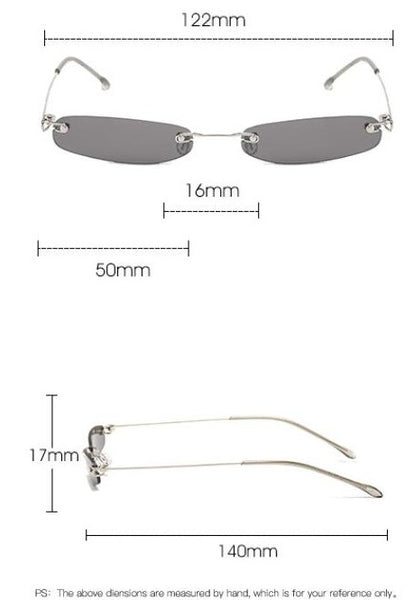 Men's Rimless 'Disastrous' Eyewear Sunglasses