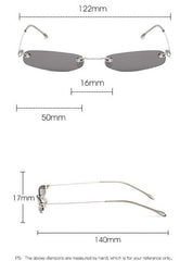 Men's Rimless 'Disastrous' Eyewear Sunglasses