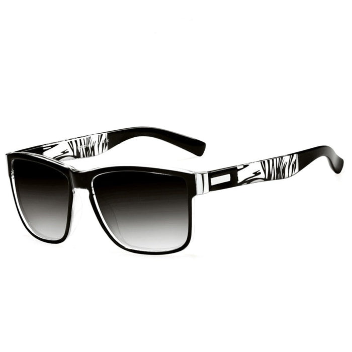 Men's Vintage Rectangular 'Onlookers' Plastic Sunglasses