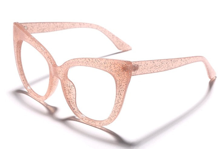 Women's Transparent Cat Eye 'The Mystic' Plastic Sunglasses