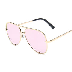 Women's Classic Vintage 'Clear View' Alloy Sunglasses