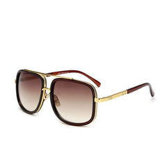 Men's Square 'Cool Lagoon' Metal Sunglasses